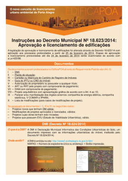 Aprova&ccedil;&atilde;o e licenciamento de edifica&ccedil;&otilde;es - Panfleto A5