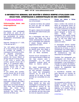 informa&ccedil;&otilde;es &uacute;teis aos empregadores