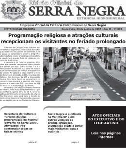 Programa&ccedil;&atilde;o religiosa e atra&ccedil;&otilde;es culturais