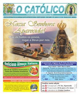 veja mais - Par&oacute;quia Santo Ant&ocirc;nio de P&aacute;dua | Bento Quirino