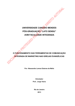 documento protegido pela lei de direito autoral
