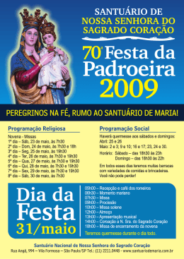 70&euml;Festa da - Par&oacute;quia Sant&acute;Ana