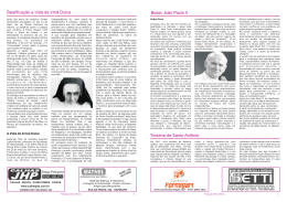 Edi&ccedil;&atilde;o N&uacute;mero 17 - Mai/11 - Par&oacute;quia Santo Ant&ocirc;nio