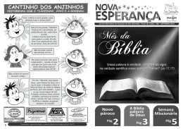A B&iacute;blia, palavra de Deus.