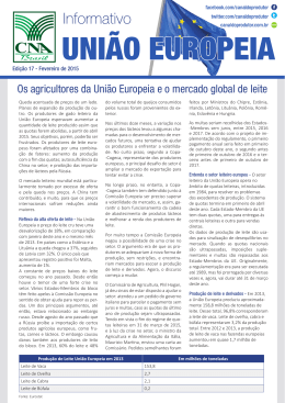 Informativo da Uni&atilde;o Europ&eacute;ia - Edi&ccedil;&atilde;o N&ordm; 17