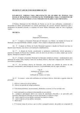 DECRETO 4092 - Prefeitura Municipal de S&atilde;o Sebasti&atilde;o do Para&iacute;so