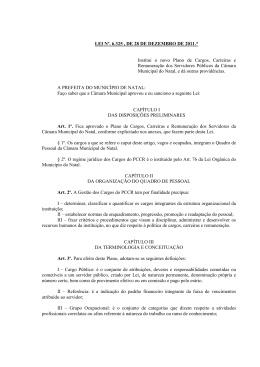 lei n&ordm; 6.325 de 28 de dezembro de 2011