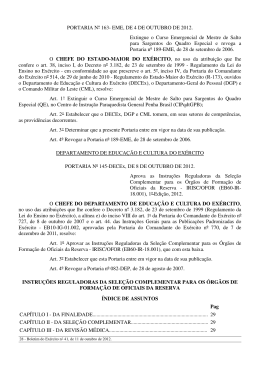 Portaria Nr 145/DECEx - Departamento de Educa&ccedil;&atilde;o e Cultura do