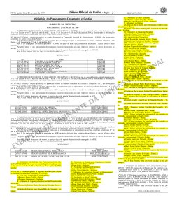 Portaria n&ordm; 109, de 20 de mar&ccedil;o de 2009