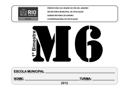 6&ordm; ano - BIO NA REDE