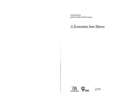 A Economia Sem Muros - Instituto de Ciências Sociais da
