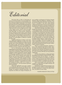 revista presen&ccedil;a n&ordm; 47 - conselho estadual de cultura do piau&iacute;