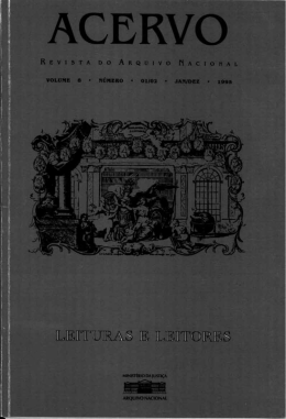 ACERVO - Arquivo Nacional