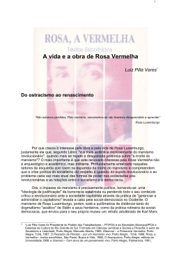 A vida e a obra de Rosa Vermelha (Luiz Pilla Vares)