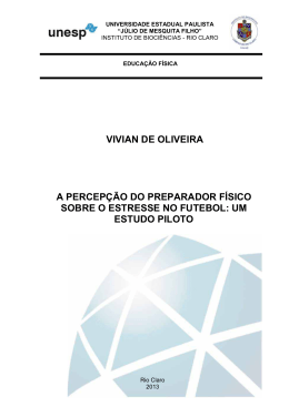 VIVIAN DE OLIVEIRA A PERCEP&Ccedil;&Atilde;O DO PREPARADOR F&Iacute;SICO