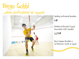 atleta profissional de squash