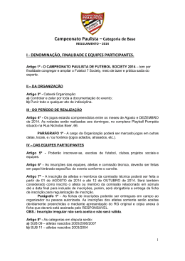 Regulamento - Paulista Base 2014