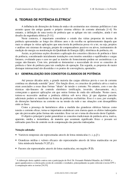 Teorias de Pot&ecirc;ncia El&eacute;trica - DSCE