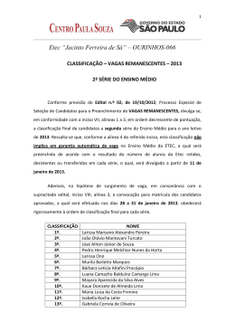 Etec &ldquo;Jacinto Ferreira de S&aacute;&rdquo; &ndash; OURINHOS-066