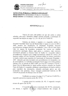 &iacute;ntegra da senten&ccedil;a