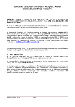 EDITAL PARA CONCURSO CERTIFICADO DE - aborl-ccf