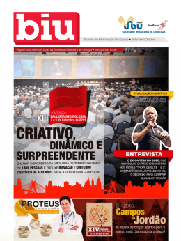 Boletim de Informa&ccedil;&otilde;es Urol&oacute;gicas &bull; Setembro/Outubro