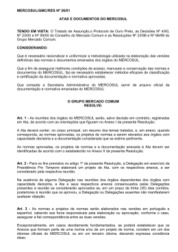 resolução gmc nº 26/01
