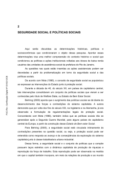 2 SEGURIDADE SOCIAL E POL&Iacute;TICAS SOCIAIS - Maxwell - PUC-Rio