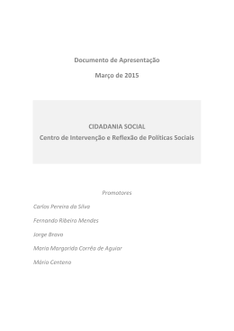 Documento de Apresenta&ccedil;&atilde;o