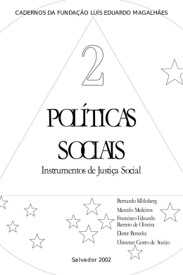 2. Pol&iacute;ticas Sociais: Instrumentos de Justi&ccedil;a Social