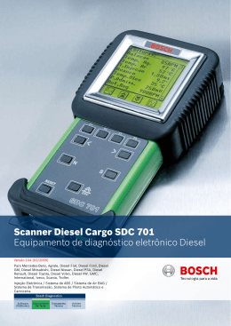 Scanner Diesel Cargo SDC 701 Equipamento de diagnóstico
