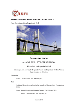 Ensaios em pontes