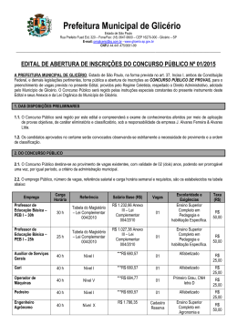 Prefeitura Municipal de Glicério