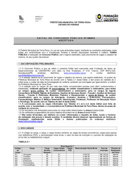 PREFEITURA MUNICIPAL DE TERRA ROXA - FAU