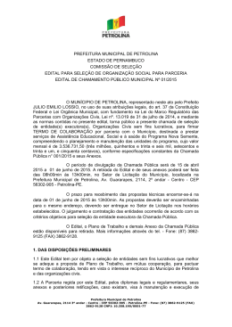 prefeitura municipal de petrolina estado de pernambuco comiss&atilde;o