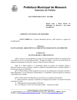 Prefeitura Municipal de Mossor&oacute; - SECOVI