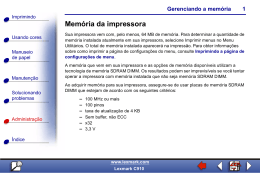 Gerenciando a memória