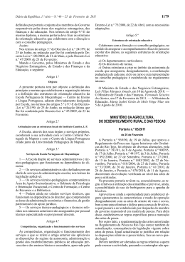 Portaria n.º 85/2011