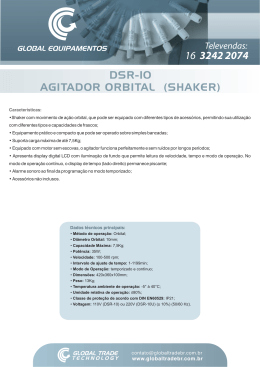 Agitador Orbital (Shaker) DSR-10