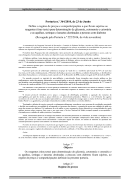 Portaria n.&ordm; 364/2010, de 23 de Junho