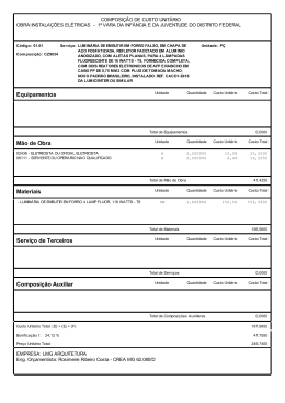 Anexo IV - Composi&ccedil;&atilde;o de pre&ccedil;o unit&aacute;rio - PDF