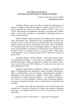 56. fic&ccedil;&otilde;es da inf&acirc;ncia em graciliano ramos e murilo mendes