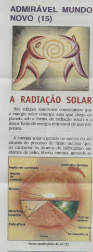 Admir&aacute;vel mundo novo (15): A Radia&ccedil;&atilde;o Solar