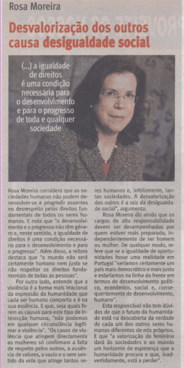 Desvalorização dos outros
