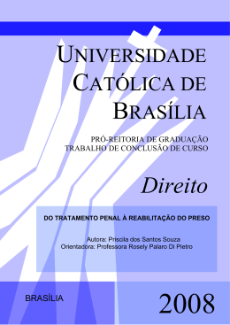 Priscila dos Santos Souza - Universidade Cat&oacute;lica de Bras&iacute;lia