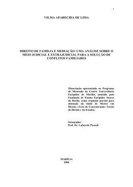 vilma aparecida de lima direito de fam&iacute;lia e media&ccedil;&atilde;o
