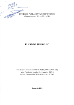 Plano de Trabalho