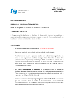 1 OBSERVAT&Oacute;RIO NACIONAL PROGRAMA DE P&Oacute;S
