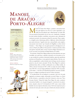Manoel de Ara&uacute;jo Porto-Alegre