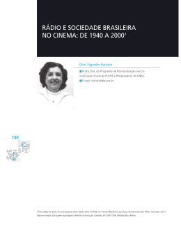 RÁDIO E SOCIEDADE BRASILEIRA NO CINEMA: DE 1940 A
